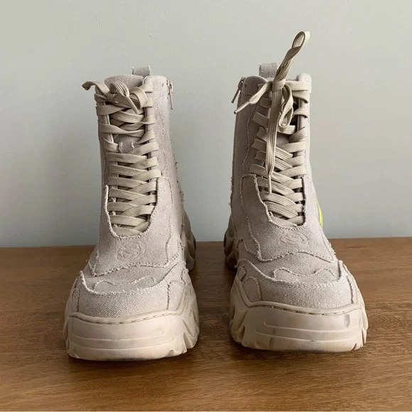 Rombaut Boccaccio II Boot Recycled Desert High-Top Sneaker Boot - Picture 2 of 7